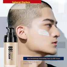 Мужской bb крем для лица крем натуральное отбеливание красота уход за кожей корректор, тональный крем для лица жидкая Косметика для макияжа