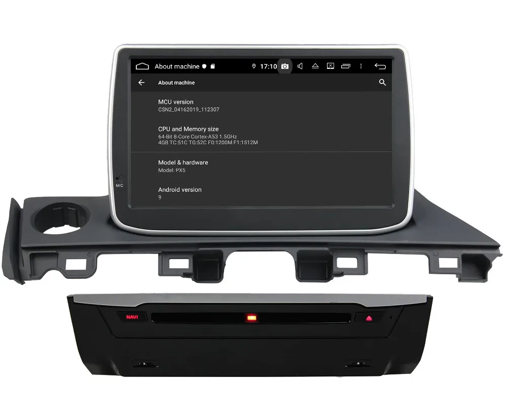 Klyde " ips 4G wifi Android 9 Восьмиядерный 4 Гб ОЗУ 64 Гб ПЗУ DSP BT автомобильный DVD мультимедийный плеер радио для Mazda 6 GJ Atenza