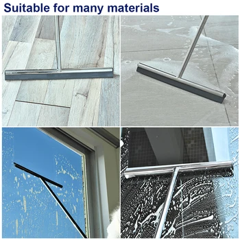 

High quality Silicone Scraping Multifunction Floor Puller Handy Household Dust Scraper Silicone Cleaning Tools High-gloss