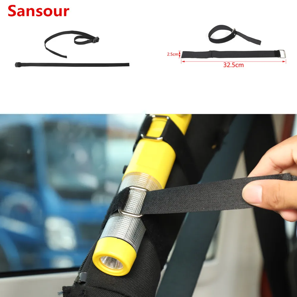 

Sansour For Jeep Wrangler TJ YJ JK CJ SUV Car Live Buckle Strap Band Belt For Jeep Wrangler 2007-2018