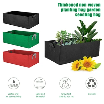 

Non-Woven Grow Bags Raised Garden Flower Grow Bag Vegetable Planting Bag Planter Pot With Handles For Garden Plants Nursery Pot