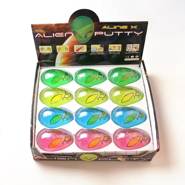 Crystal Soil Aliens Colored Clay Strange New Toy Stretched Noodles Soil New Plasticene Manufacturers Wholesale
