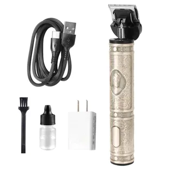 

Outliner Grooming Rechargeable Cordless Close Cutting T-Blade Trimme High-end Men trimming tools Red Repair scissors 30ml