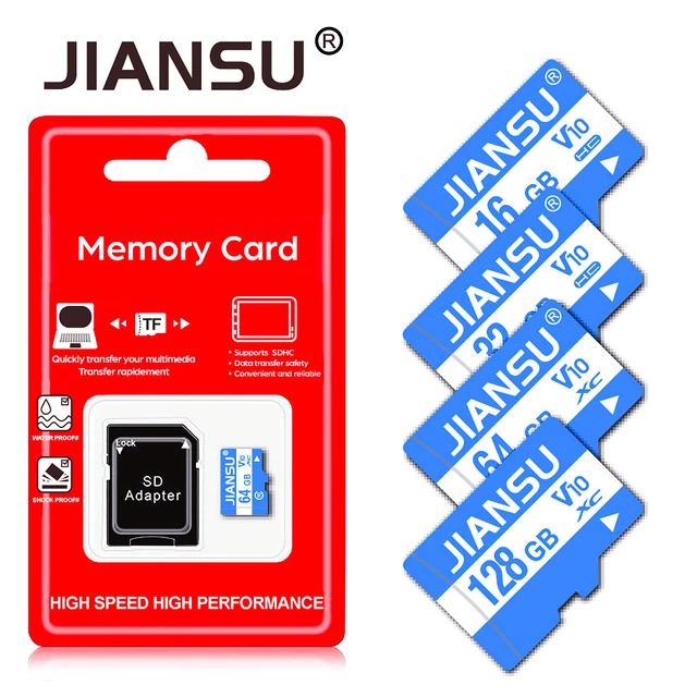 Carte Micro SD de classe 10 pour appareils photo Wetrans, carte mémoire  Mini SD, FAT32, 16 Go, 32 Go, 64 Go, C10 - AliExpress