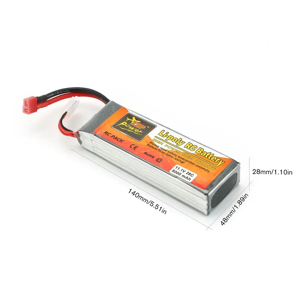 ZOP power RC Lipo батарея 14,8 V 5000mAh 45C перезаряжаемая Lipo батарея T Разъем для RC гоночный Дрон вертолет автомобиль Лодка