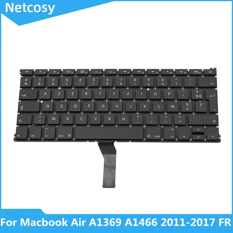 Для Macbook Air A1369 A1466 2011- FR Стандартная Клавиатура ноутбука французская раскладка клавиатура для Macbook A1466 A1369 клавиатура Замена