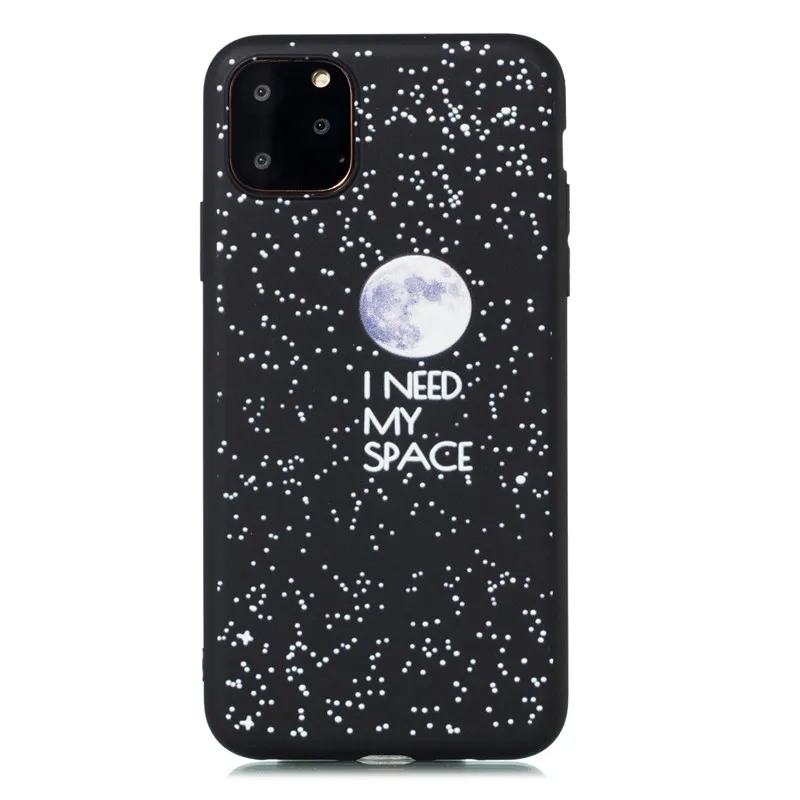 Мягкий чехол для iPhone 11 Pro с астронавтом для iPhone 11, 8, 7, 6, 6S Plus, X, XR, XS, 11Pro, Max, чехол, космическая луна, планета, силиконовая задняя крышка - Цвет: H