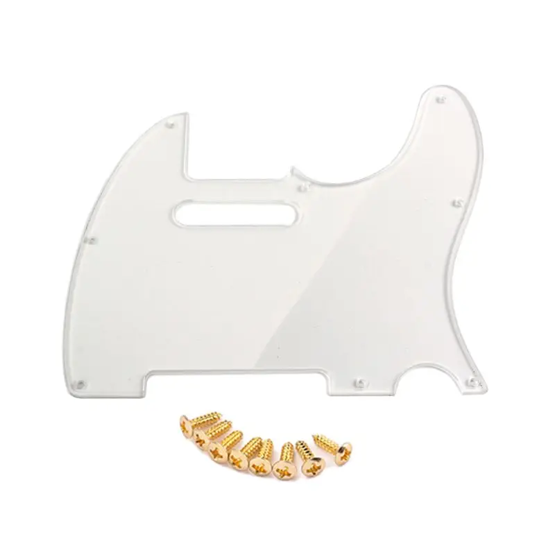 

Transparent PVC Guitar Pickguard Scratch Plate 8 Holes for TL Guitar
