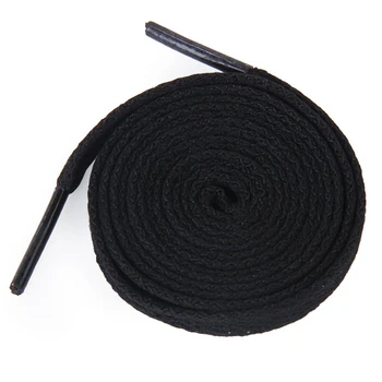 

6 pairs Shoes 45 inch Black Flat Shoes Laces Tennis Shoes Boots 8mm Largely Cord