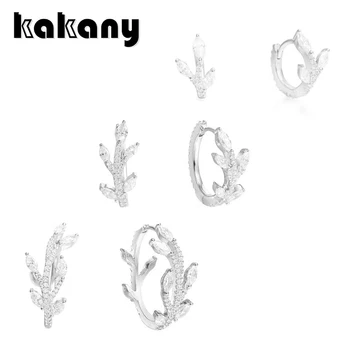 

Kakany 2020 Fashion Charm Pendant Original 1: 1 Copy, Asymmetric Holiday Leaf Circle Luxury Earrings Jewelry Gift To Woman