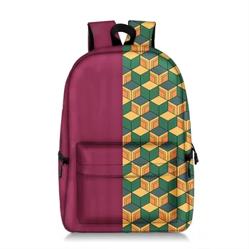 

Anime Demon Slayer: Kimetsu no Yaiba Demon Travel School Bag Fashion Backpack Students School Bag Capacity Fashion Knapsack