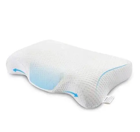 Эргономичная подушка из пены с эффектом памяти для поддержки шеи и облегчения боли - Цвет: Белый