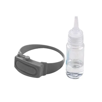 

1pcs Hand Sanitizer Disinfectant Sub-packing Silicone Bracelet Wristband Hand Dispenser Wearable Hand Sanitizer Dispenser Pumps