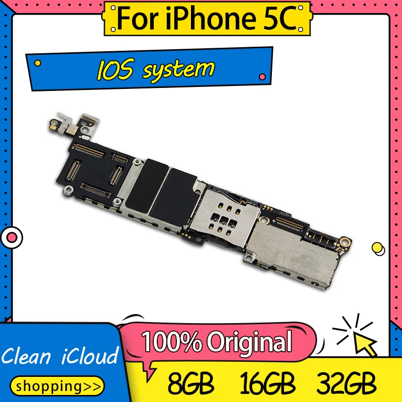 TDHHX 100% оригинальная материнская плата для iPhone 5c Полная работа разборка