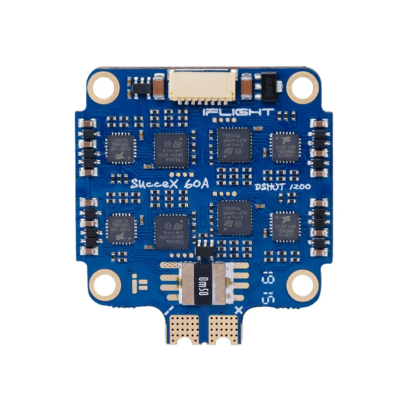 iFlight SucceX 60A V2 Plus BLHeli_32 4-in-1 ESC support DShot150/300/600/1200/MultiShot/OneShot & 2-8S lipo input for FPV drone