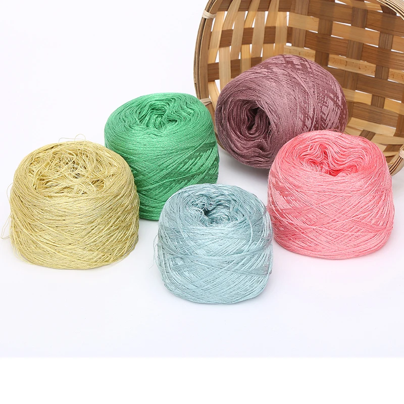 100g 뽕나무 실크, 원사 얼음 실크 실, 크로 셰 뜨개질 실, DIY 수제 뜨개질 무료 배송 Alize 원사 스팽글 실 반짝이