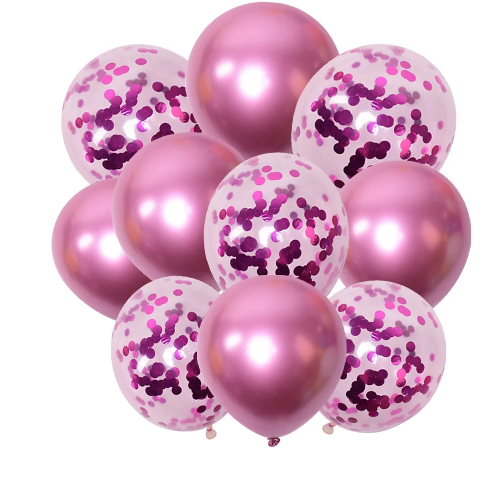 10pcs rose met-conf Розовый бронзирующий градиентный набор посуды бумажная салфетка под тарелку кружку на день рождения свадьбу декоративный шар поставки - Цвет: 10pcs rose met-conf