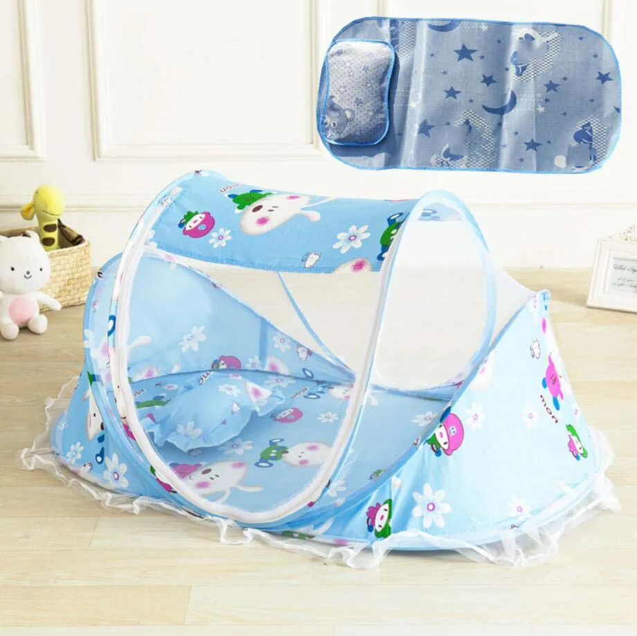4 Pieces/Set Baby Bedding Crib Netting Bed Mat For Summer Large Bed