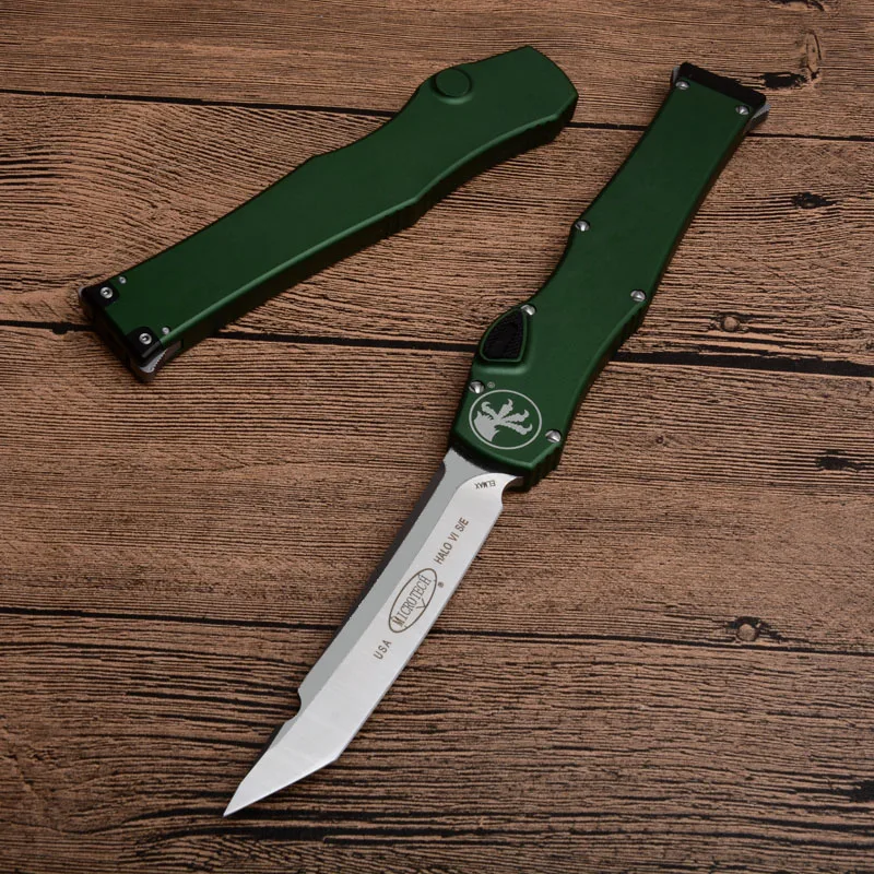 Green T Ослепительный 6 Потяните хвост Mic T 3 стиля akc 9CR18MOV balde Карманный охотничий нож с фиксированным лезвием - Color: Green T