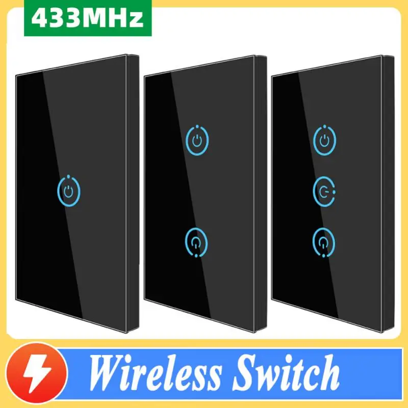 Умный сенсорный выключатель RF433 с Wi-Fi и управлением через приложение |