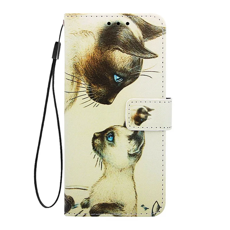 sFor Samsung Galaxy A30s Case on for Coque Samsung A30s A 30S SM-A307F Cover Animal Luxury Magnetic Flip Leather Phone Case Etui - Color: O