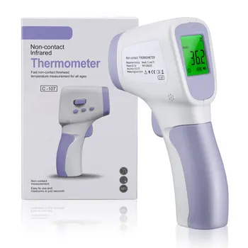 

1 Set Forehead Temperature Measurement CK-T1501 Standing Thermometer Home Contact Type Temperature Tool