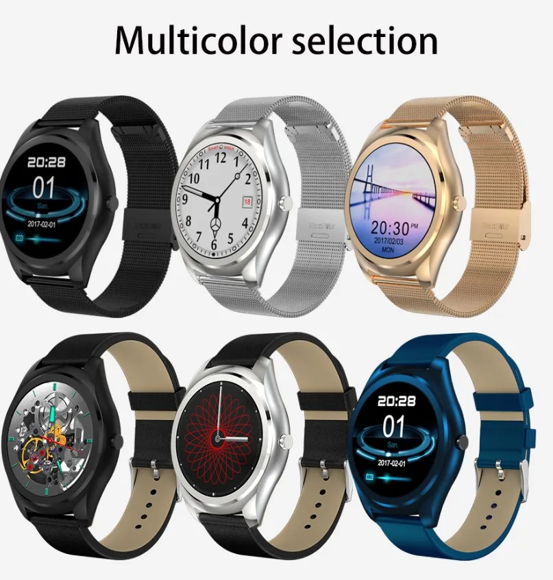 Mixed colors XIYAN N3 Pro Smartwatch Водонепроницаемый Bluetooth Вызов монитор сердечного ритма во время сна шагомер камера для мужчин Мода Смарт часы группа - Цвет: Mixed colors