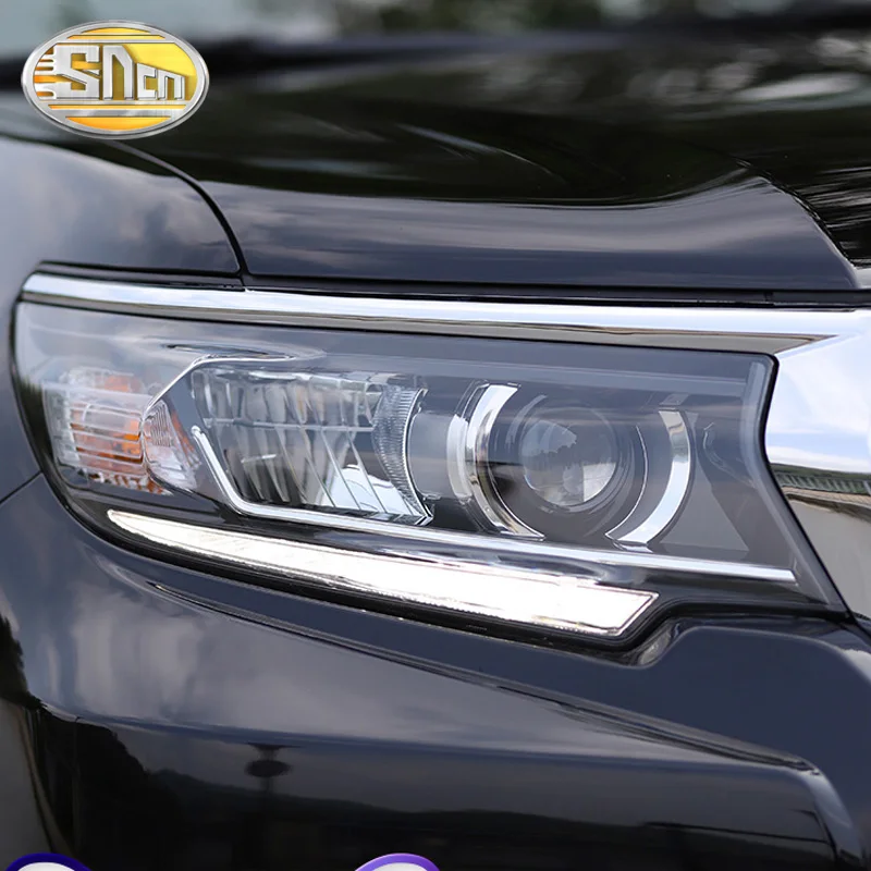Автомобильный стильный светодиодный фонарь для Toyota Land Cruiser Prado FJ150 LC150 светодиодный DRL динамический сигнал поворота головная лампа в сборе