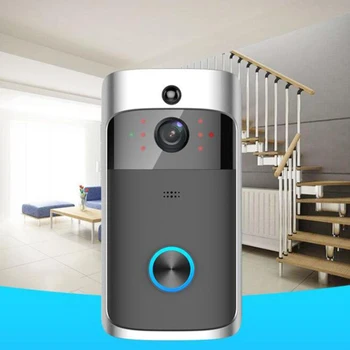 

Wall Smart Doorbell Wireless HD Video Intercom Door Bell Security Defence Wifi Replacement Home Products