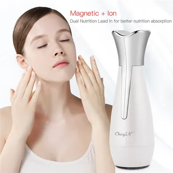 

Magnetic Photon Ion Face Import massager High Frequency Vibration Nutrition Lead In Face Lifting Firming Pores Wrinkles Shrink