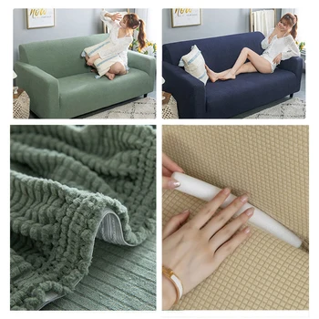 

Nordic Waterproof Sofa Cover For Living Room Home Decor Universal Elastic Fabric Couch Cover Full Surround Plaid Sofa Sheath
