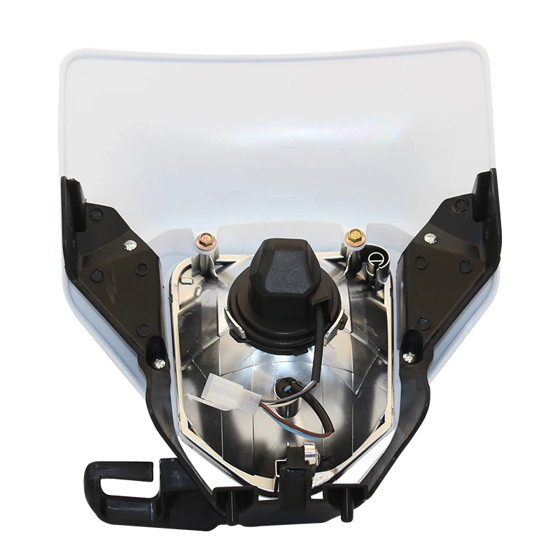 Мощный двигатель мотоцикла, белый супермото головной светильник, налобный фонарь, головной светильник для KTM HUSQVARNA FE TE 17 MX Dirt Bike Enduro