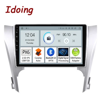 

Idoing 10.2"PX6 Android Car Radio Multimedia Player ForToyota Camry 7 XV 50 55 2011-2014 GPS Navigation Bluetooth 5.0 Head Unit