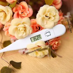 Thermomètre numérique électronique avec affichage LCD LED clair, étanche, besoin d'une pile bouton LR41, pour la maison, pour enfants 