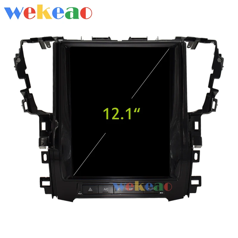 Wekeao вертикальный экран Tesla стиль 12,1 ''Android 7,1 автомобильный Dvd мультимедийный плеер для Toyota Alphard радио Automotivo