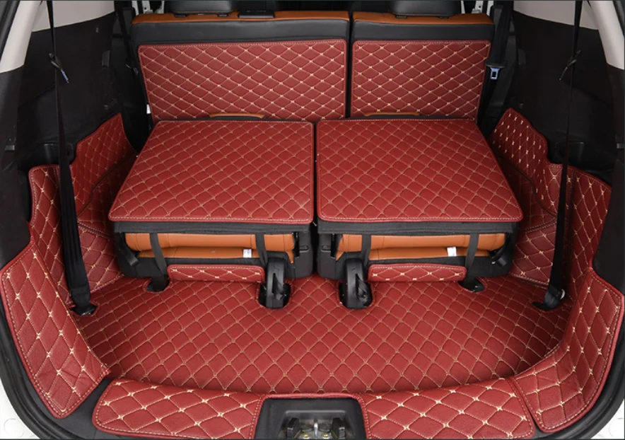 Для chana cx70 cx70t волоконный кожаный коврик для багажника автомобиля, коврик для багажника, багажный коврик, прочный роскошный 5d лайнер