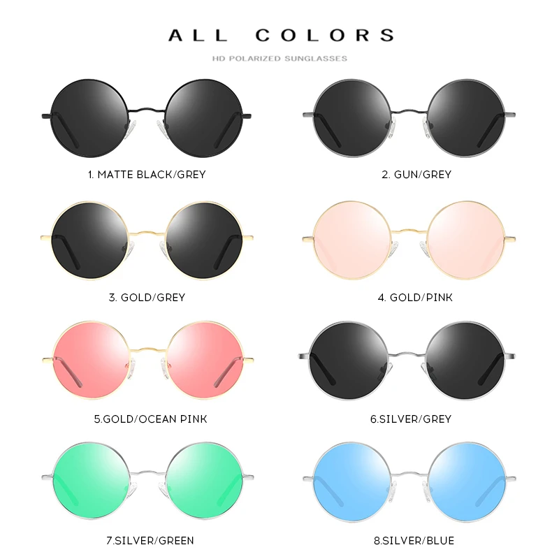 Очки от солнца Поляризованные с новым узором классические ретро панк брендовые