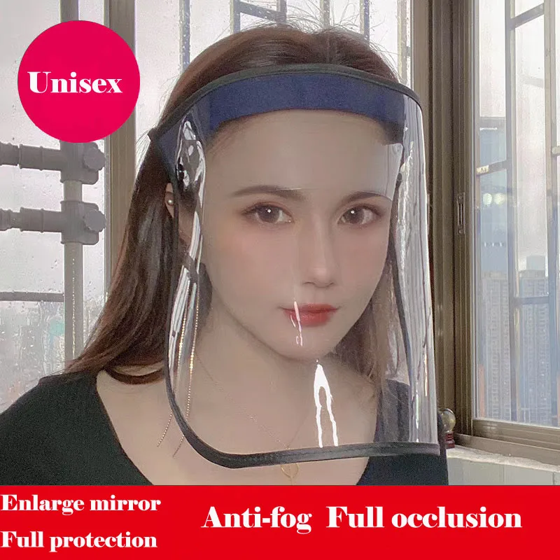 Dental Full Face Shield Cover Clear Protective Film Flip Up Visor Safety Covers 1Pcs PVC Anti-fog |