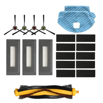 

for Ecovacs Deebot OZMO 930 ing Robot Accessories, Main Brush Side Brush, HEPA Filter, Rag Mop
