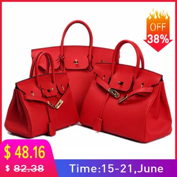 

2020 Woman Genuine Leather Handbags Fashion Ladies Shoulder Crossbody Bag Luxury Lock Design Totes Famous Brand Messenger Bags