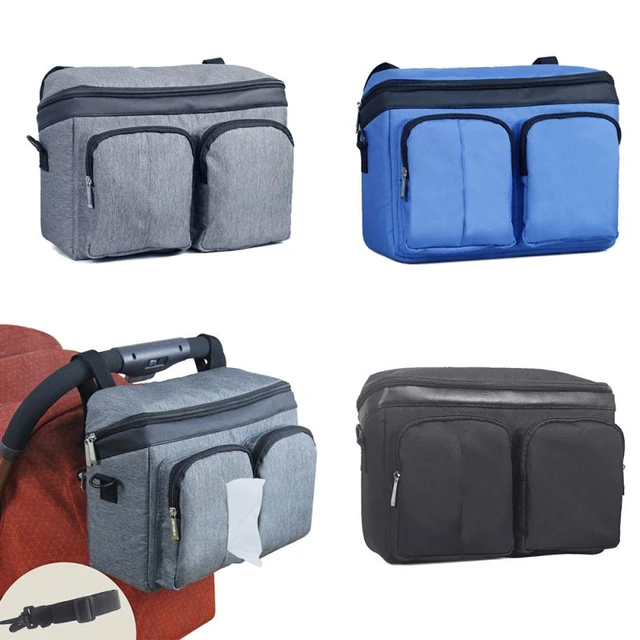 JOROBURO Kinderwagen-Tasche - Wasserdichter Organizer Mit Verstellbaren Klettbändern
