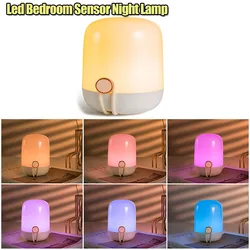 Lampe Led Portable avec capteur de sommeil, Rechargeable par Usb, luminaire décoratif d'intérieur, idéal pour une chambre d'enfant, dc 5v 