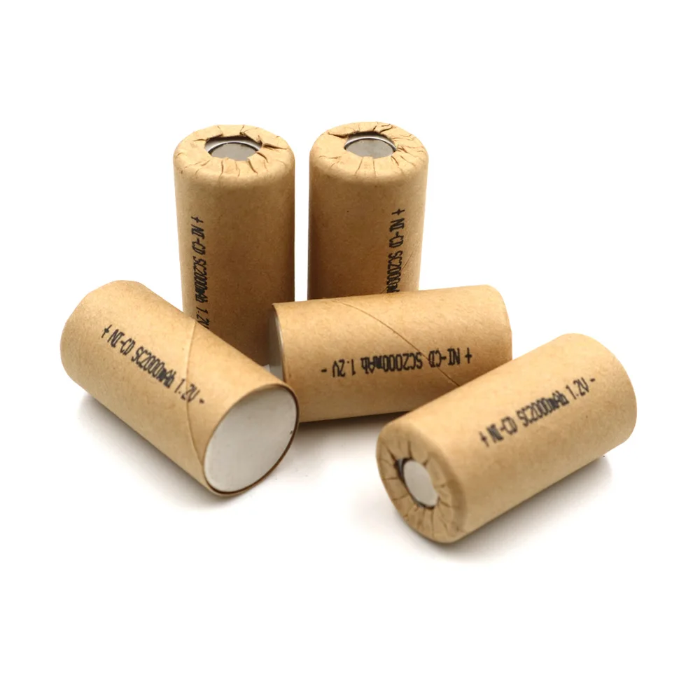 Ni-CD 1,2 в SC2000mAh Ni CD 10 шт. высокомощный инструмент аккумулятор скорость разряда 10C аккумуляторные батареи 2.0Ah