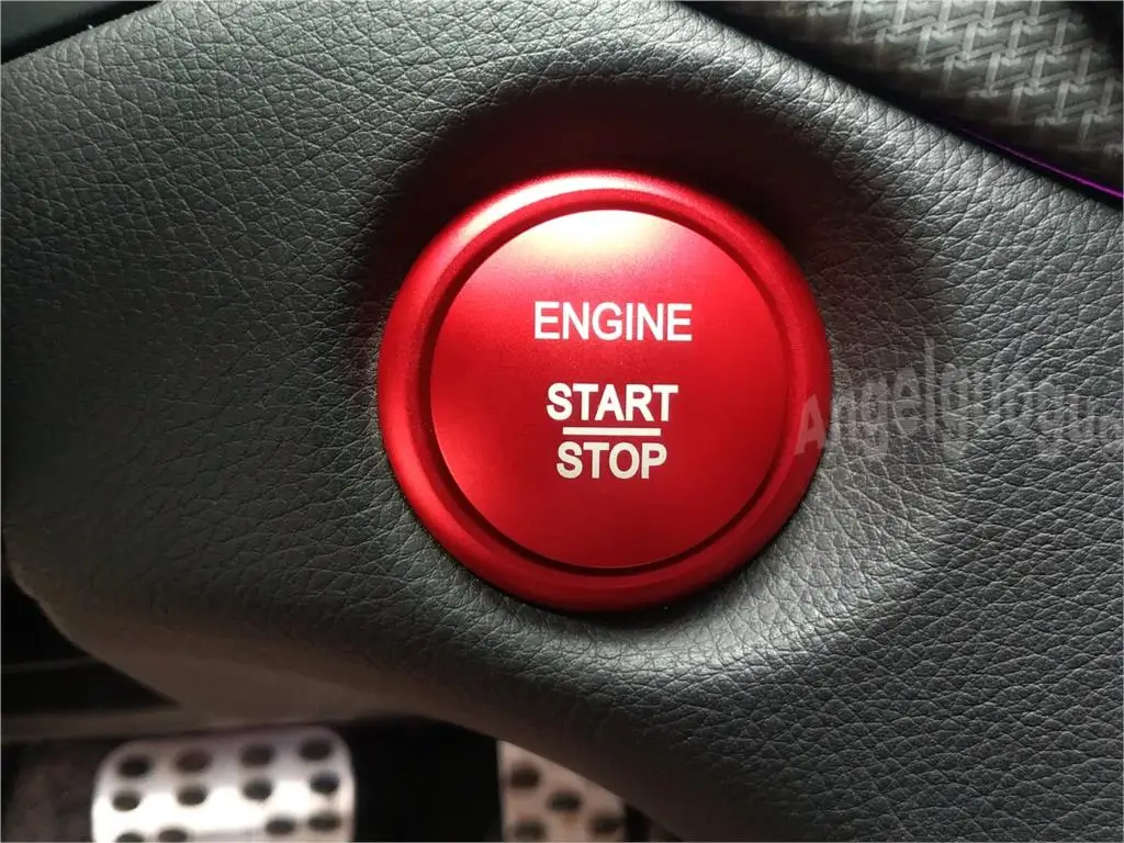 Car Engine Start Stop Ignition Key Ring Sticker for Mercedes Benz A CLA GLA  C GLC V class W176 W205 X253