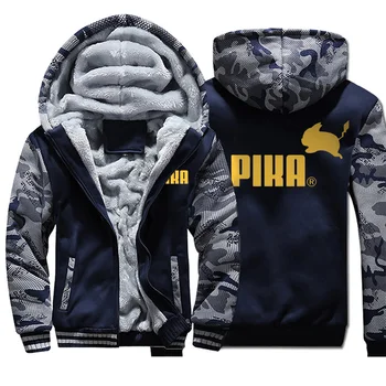 

Fashion Men Anime Hoodies Funny Kawaii Pikachu Sweatshirts Mens Autumn Japanese Hoodie Winter Fleece Harajuku Streetwear