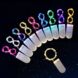 10pcs 1M 2M 3M 5M Copper Wire LED String Lights Holiday Lighting Fairy Garland For Christmas Tree Wedding Party Decoration Natal