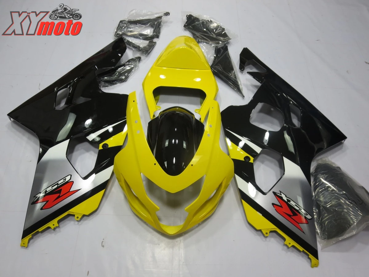 

Motorcycle Fairing Kit For Suzuki GSXR 600 750 K4 04-05 Injection ABS Fairings GSXR K4 2004-2005 Black Yellow Bodyworks