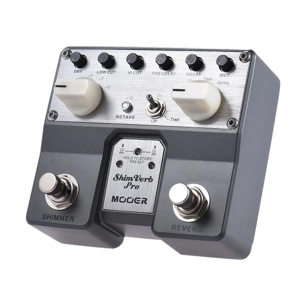 MOOER TRV1 shimbol Pro Digital Reverb гитарная педаль эффектов с 5 режимами реверберации портативный мини мерцающий эффект гитарная часть