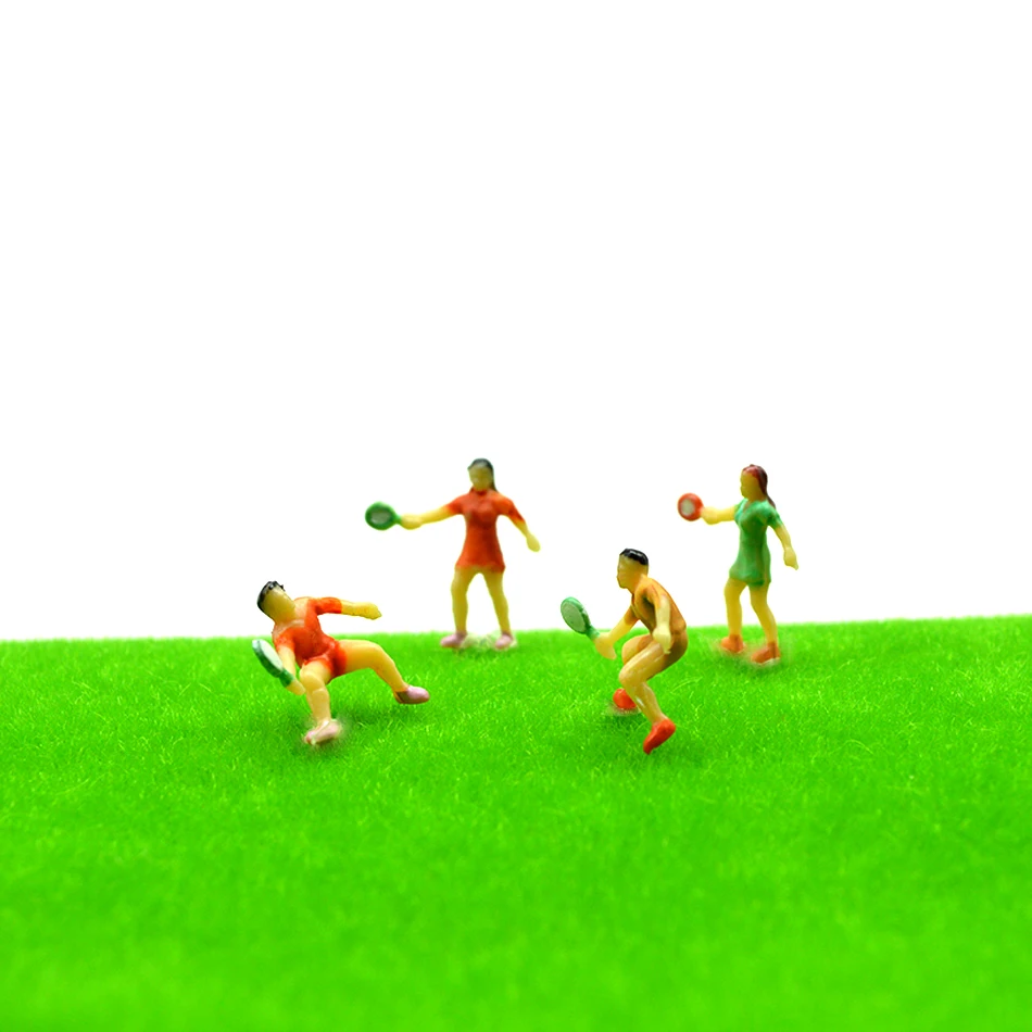 

1/100 Scale Architectural Model Sport People Figures 100pcs For Diorama Model Outdoor Exercise Landscape Layout Kits
