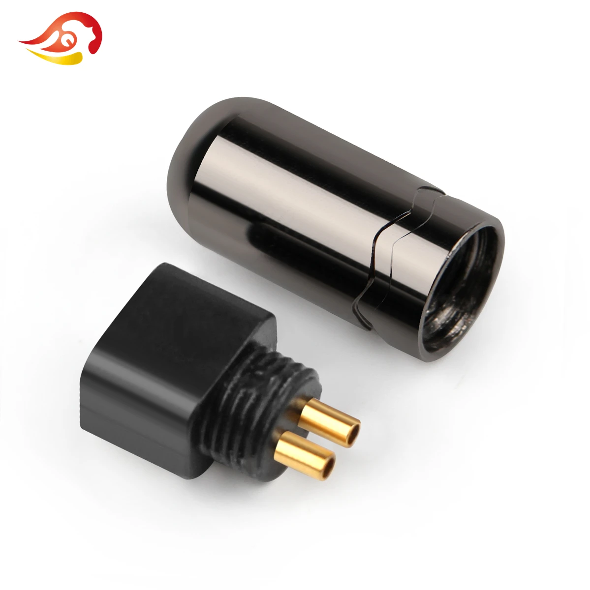 QYFANG 알루미늄 합금 플러그 오디오 잭, 이어폰 핀 와이어 커넥터 어댑터, UE18Pro UE11Pro UE7Pro 시리즈 헤드폰용, 0.78mm